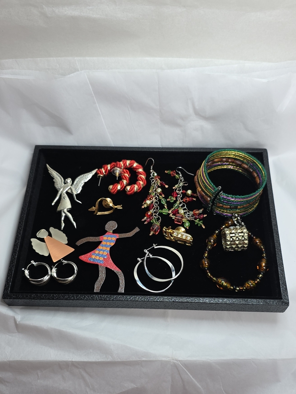 Assorted Women’s Multicolor Fashion Jewelry Set - Mixed Earrings & Bracelets
